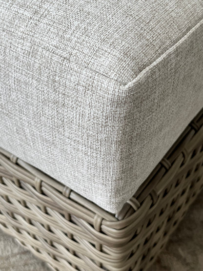 Wicker Outdoor Armless Chair