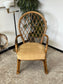 Bohemian Style Rattan Armchair With Cushion