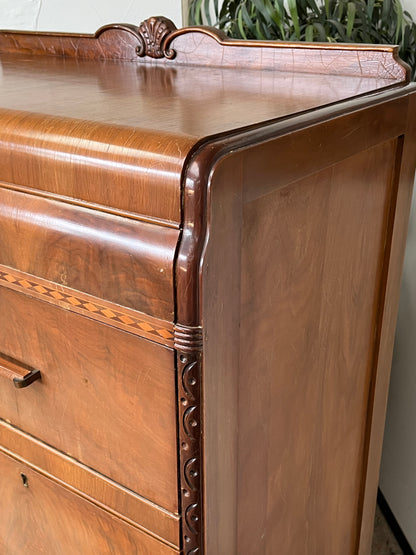 Art Deco Style Wooden Armoire