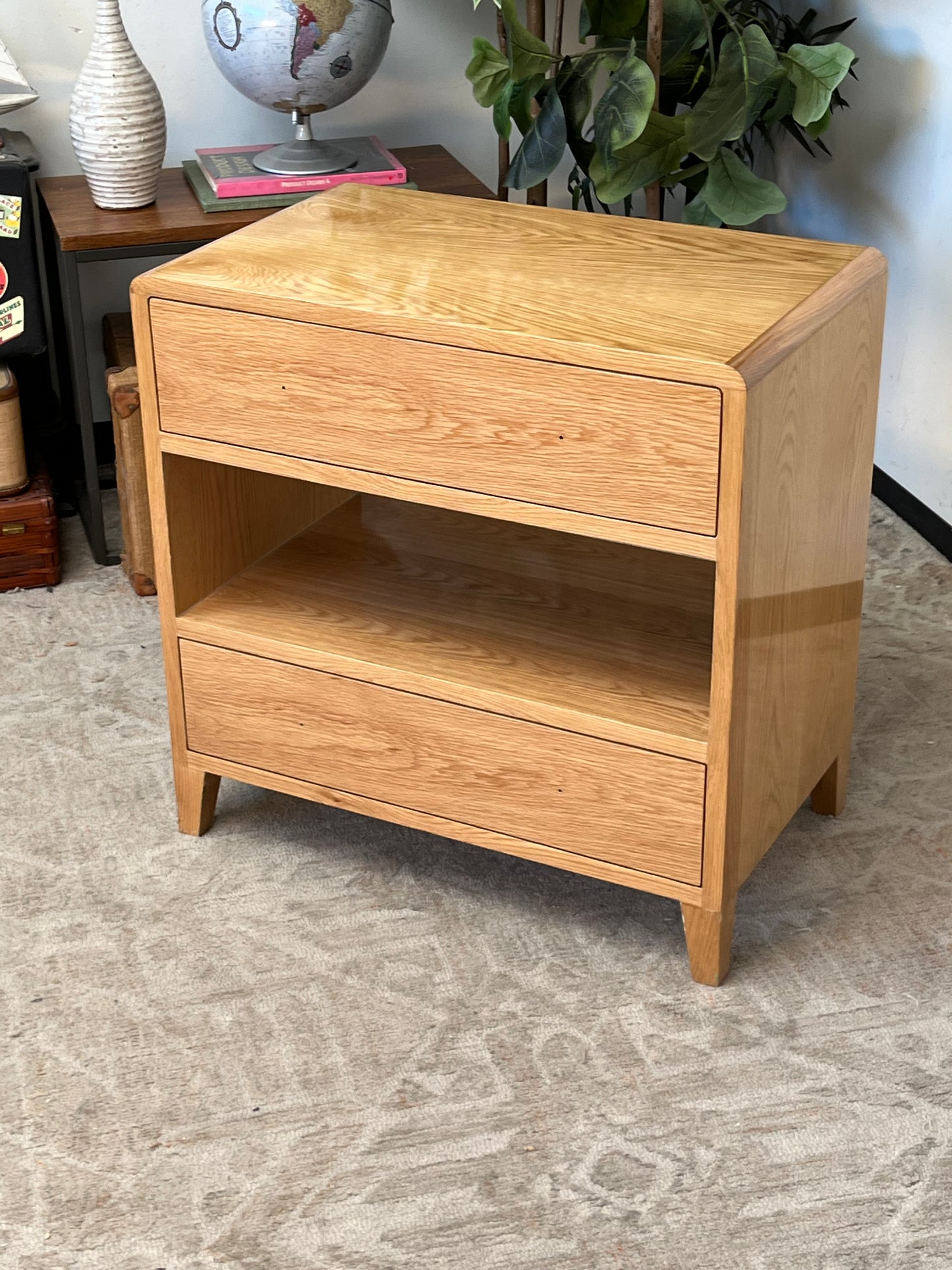 Pinewood End Table - Missing Pull Handles