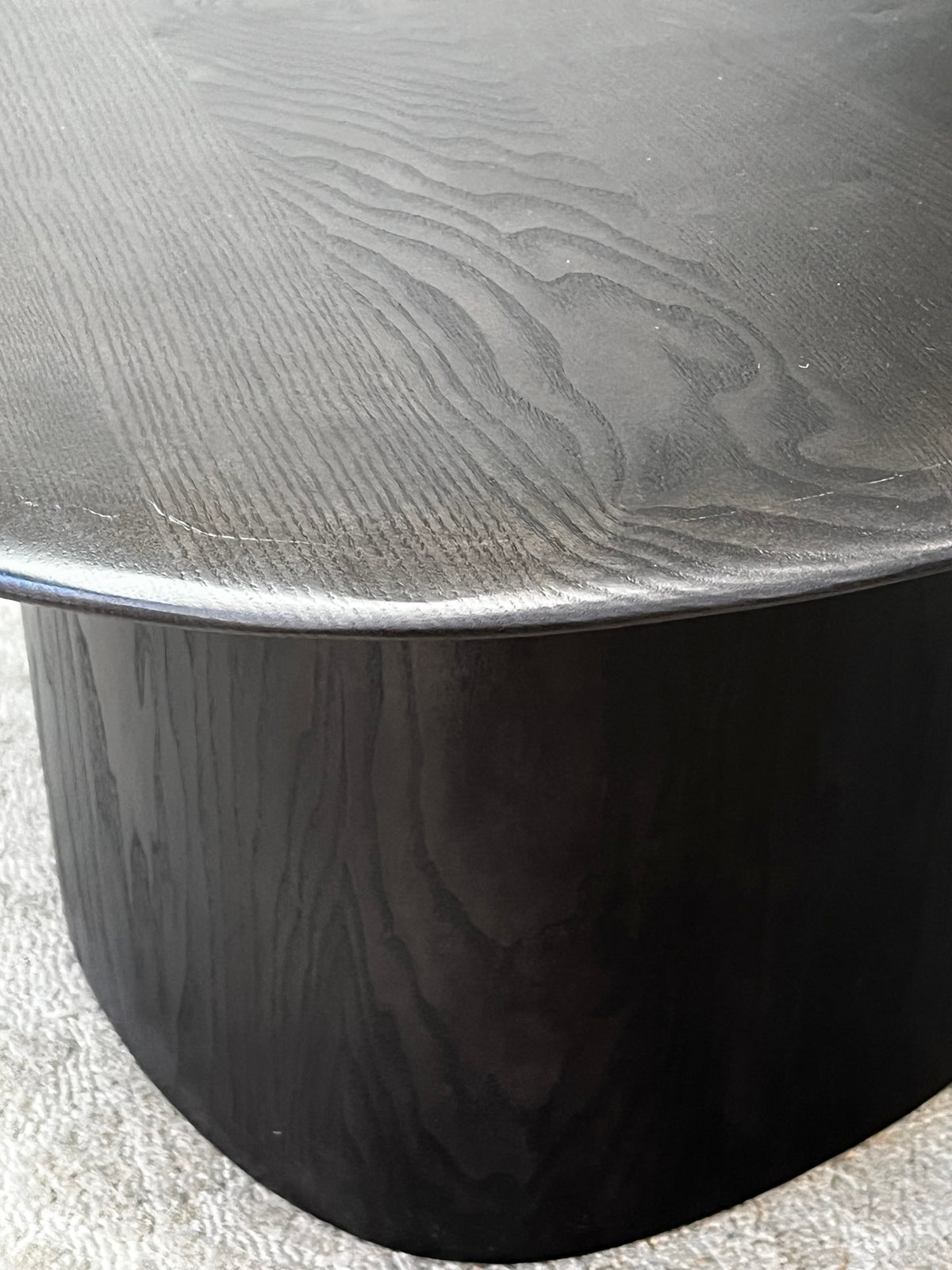 Modern Oblong Black Coffee Table
