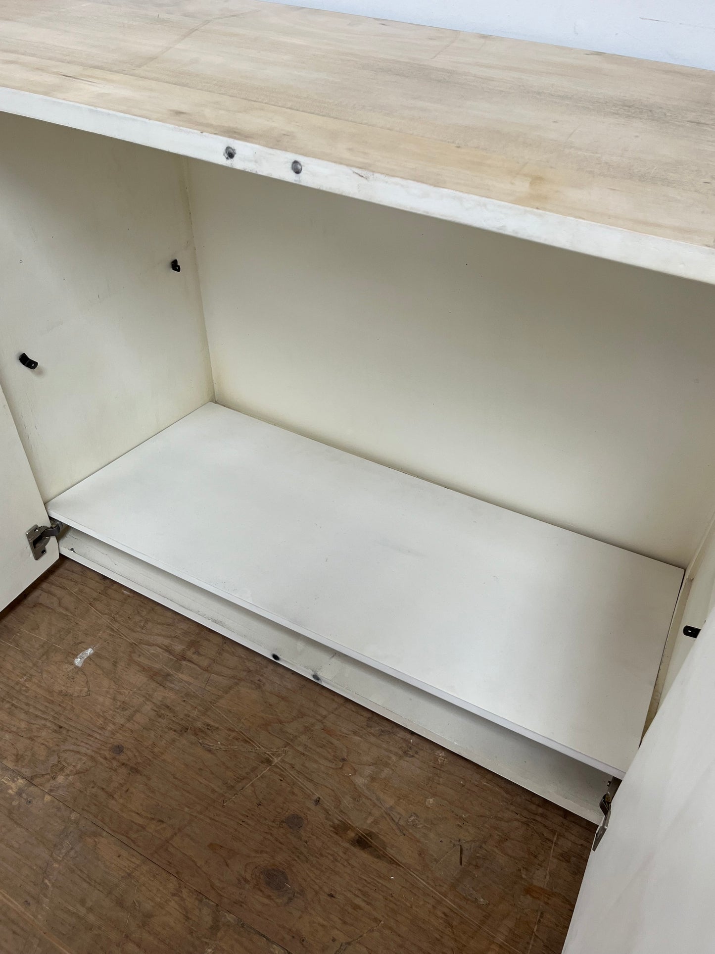 Rustic Style Wooden Credenza
