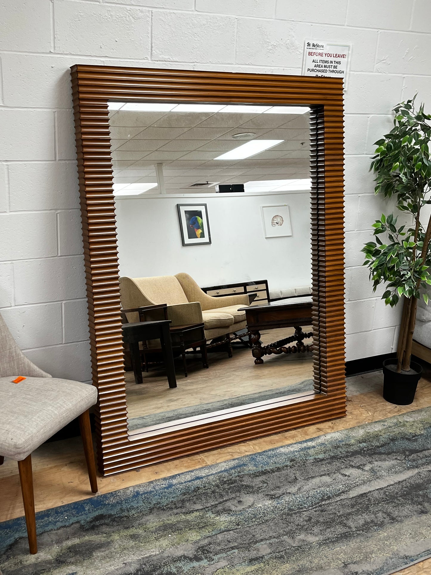 Kreiss Mid-Century Style Mirror