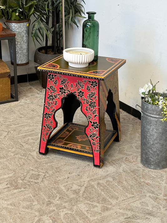 Moroccan Style Multicolored Nightstand