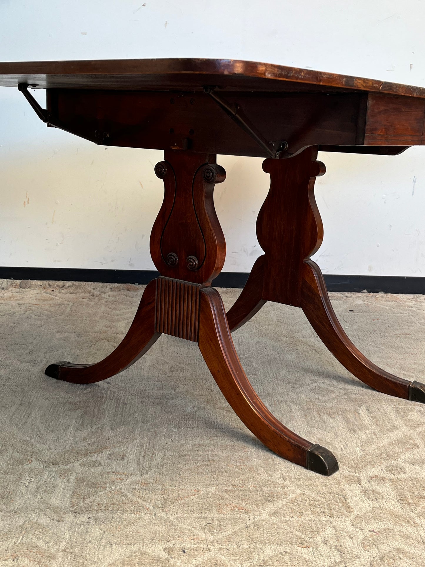 Antique Drop-Leaf Dining Table