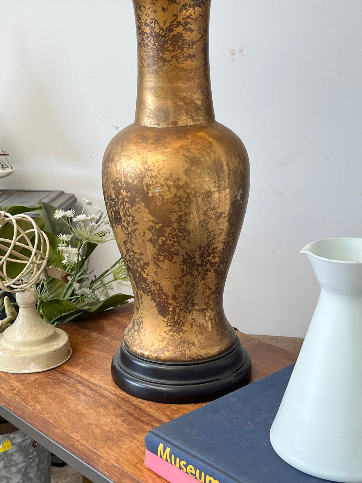 Vintage Gold 37" Table Lamp