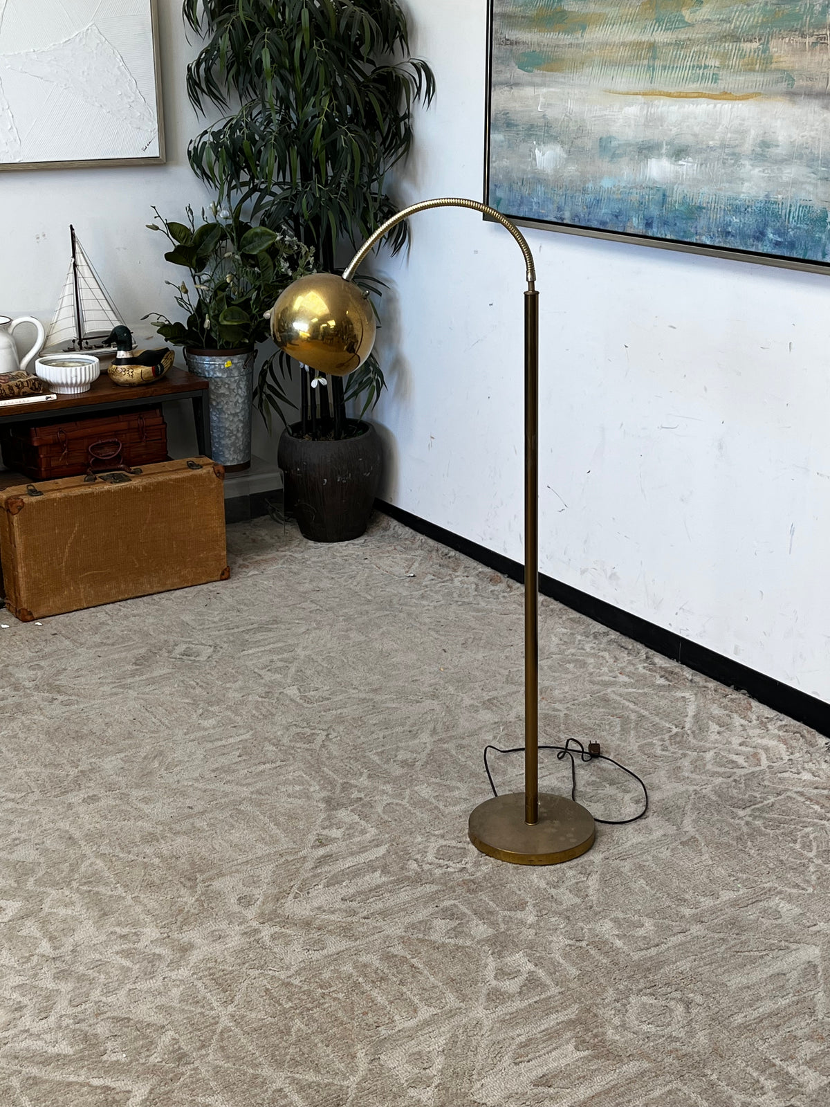 Vintage Mid Century Arc Floor Lamp