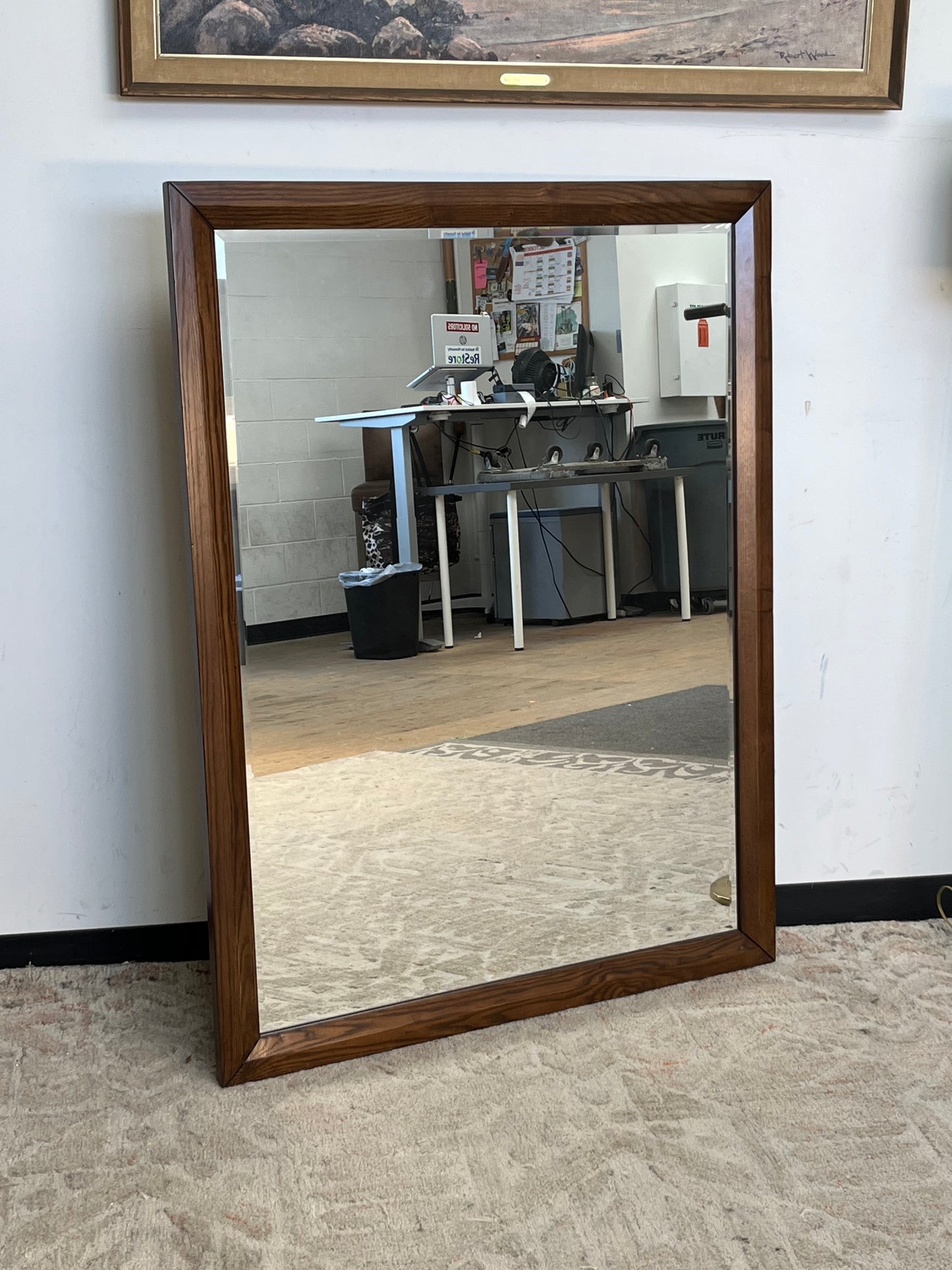 Craftsman Style Wooden Mirror
