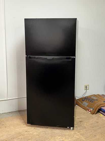 Seasons Black 18 Cu. Ft. Top Freezer Refrigerator