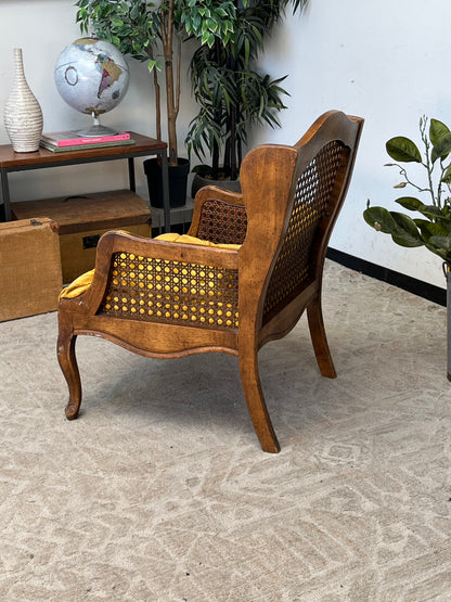 Vintage Style Wooden Armchair