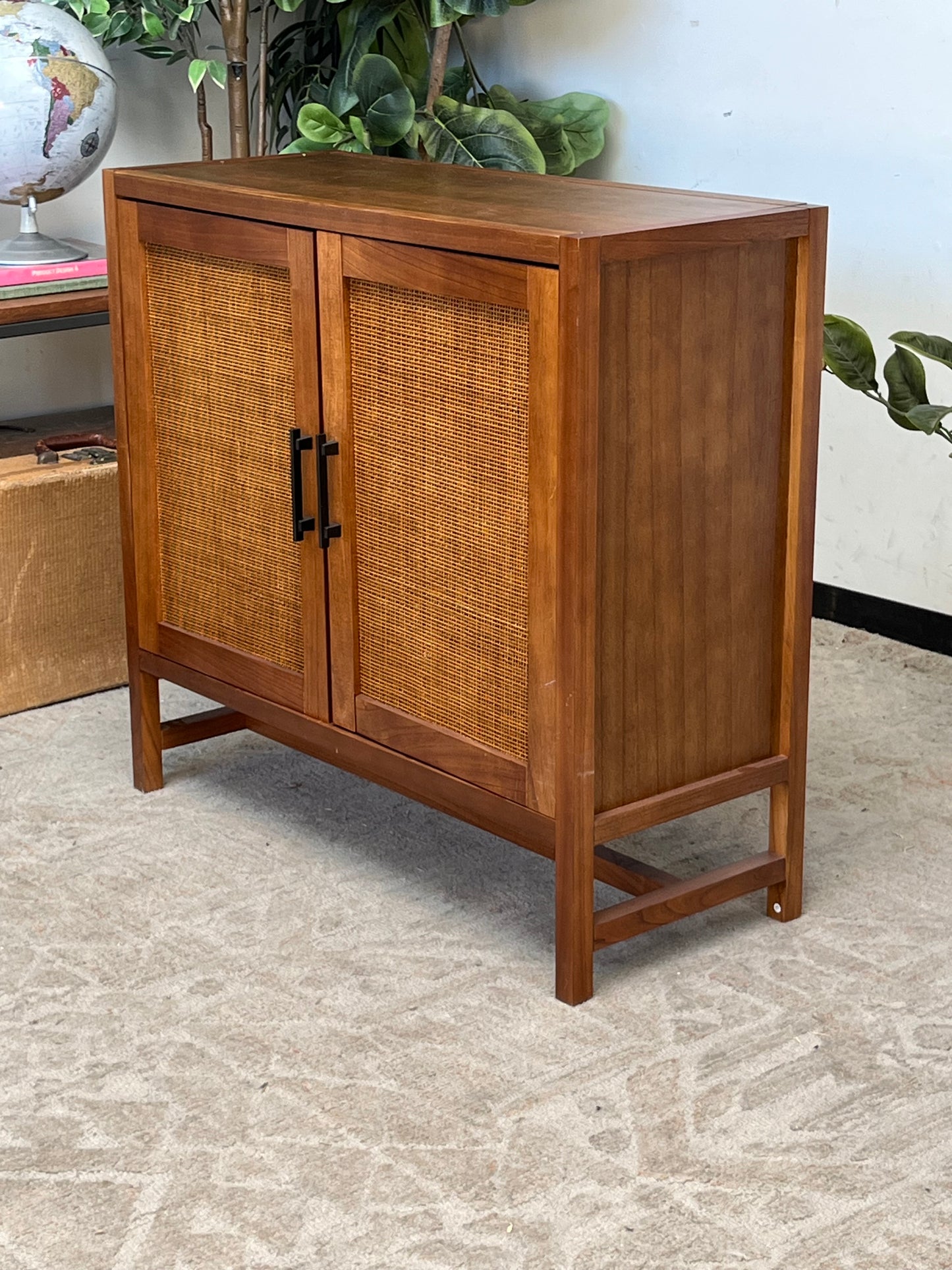 Modern Rattan Cabinet