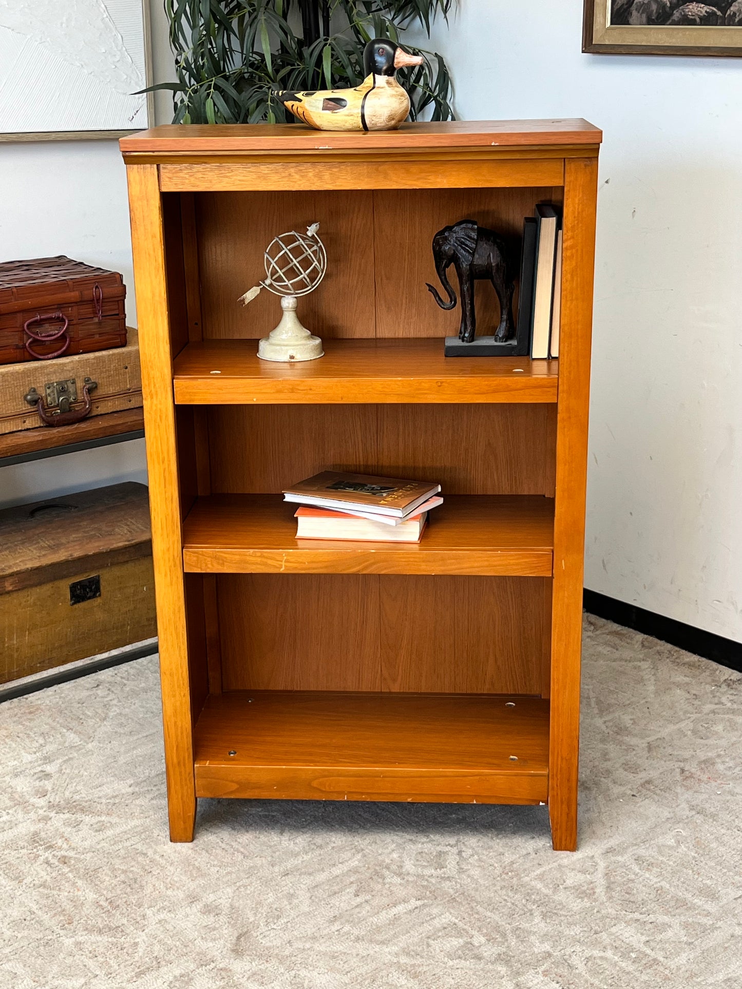 Brown Wooden Bookcase