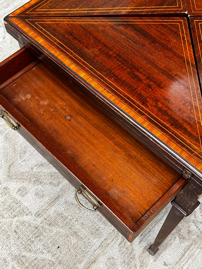 Edwardian Style Envelop Card Table