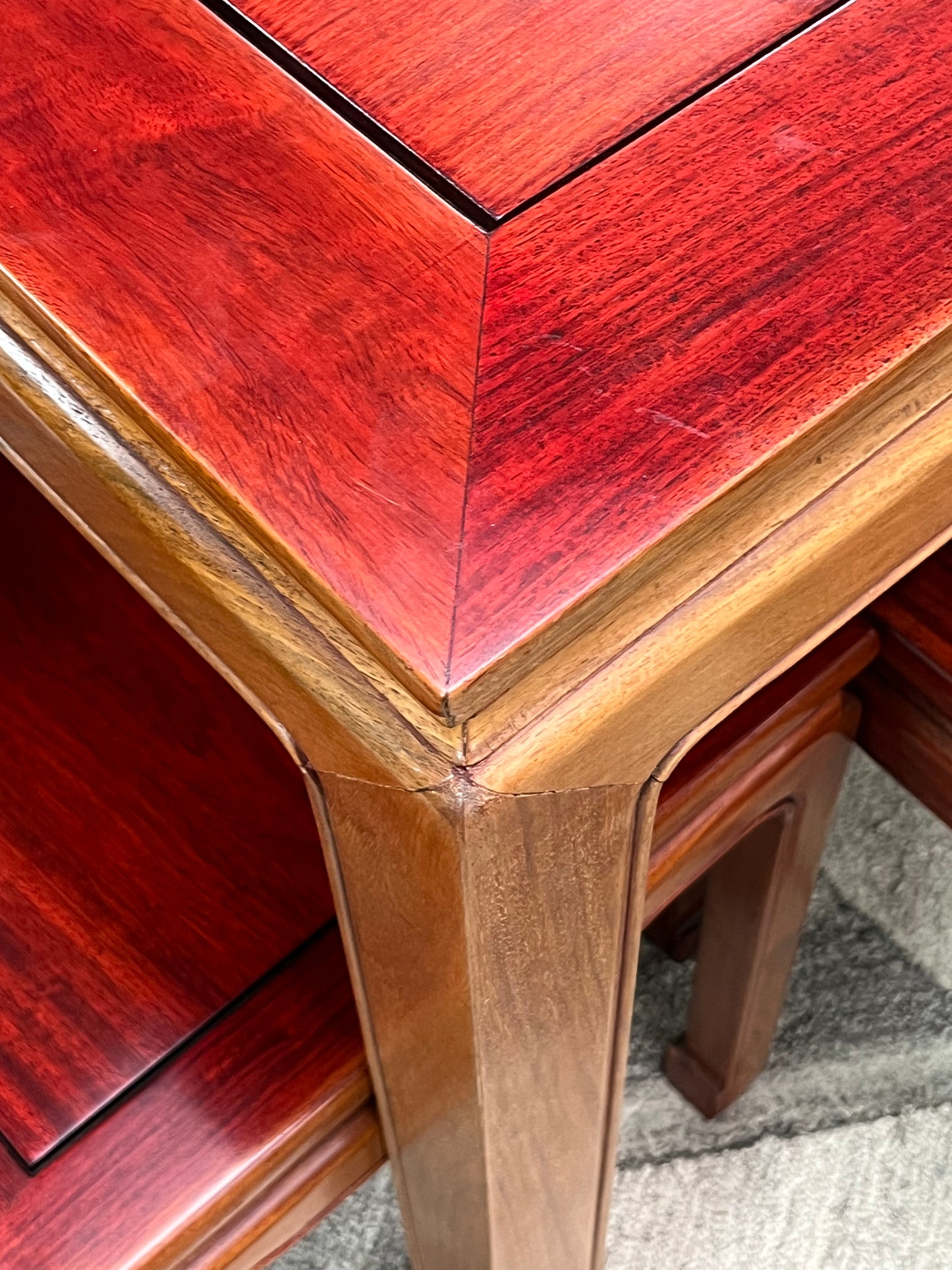 Mahogany Dining Set with 8 Chairs