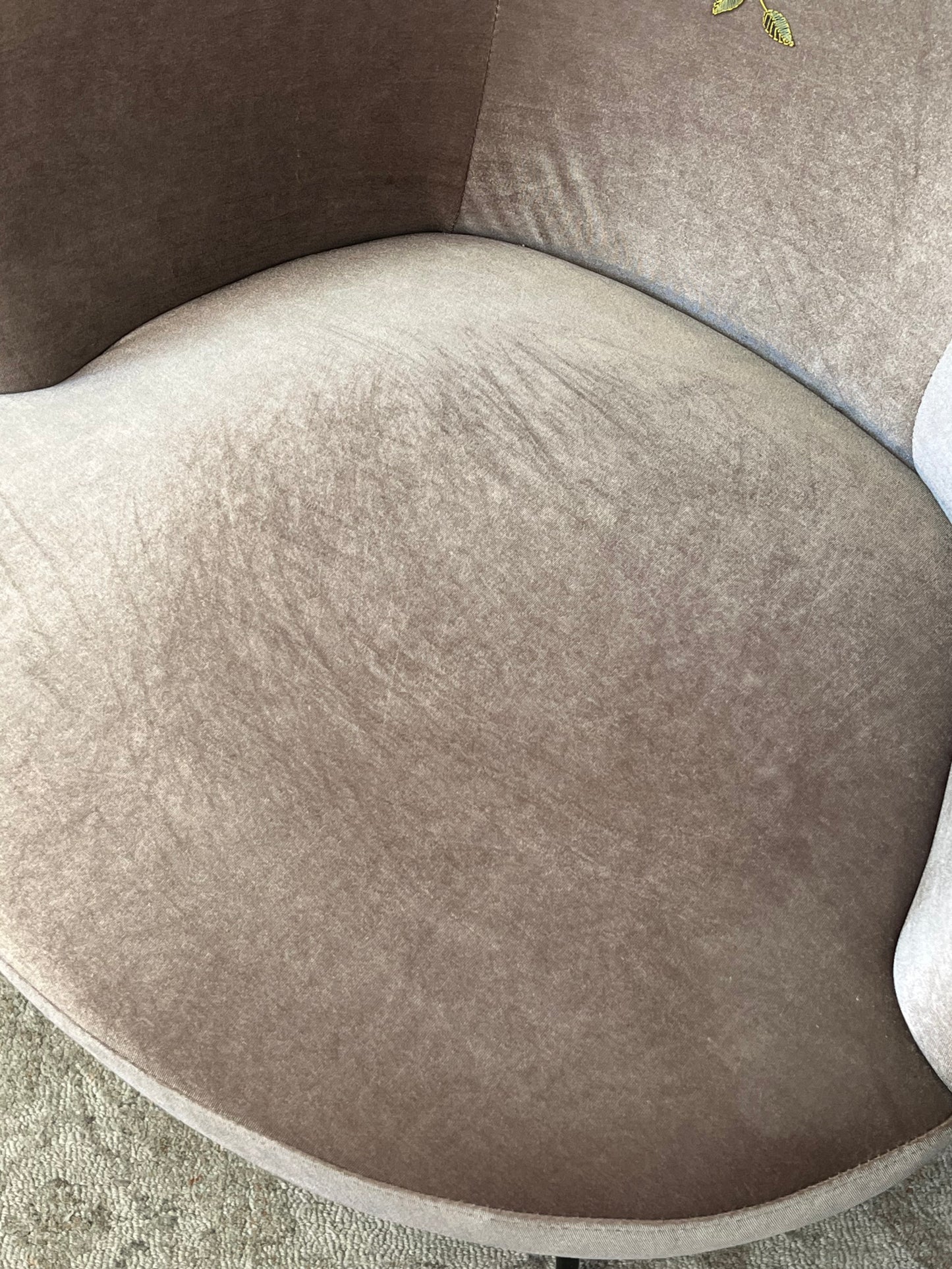 Safavieh Purple Rounded Armchair