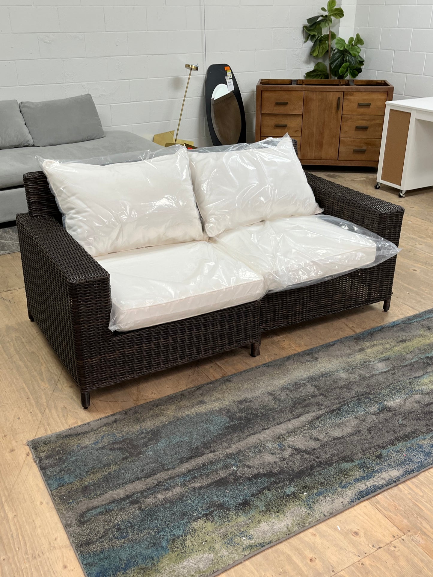 Outdoor Modular Loveseat - Set of 2 Chairs