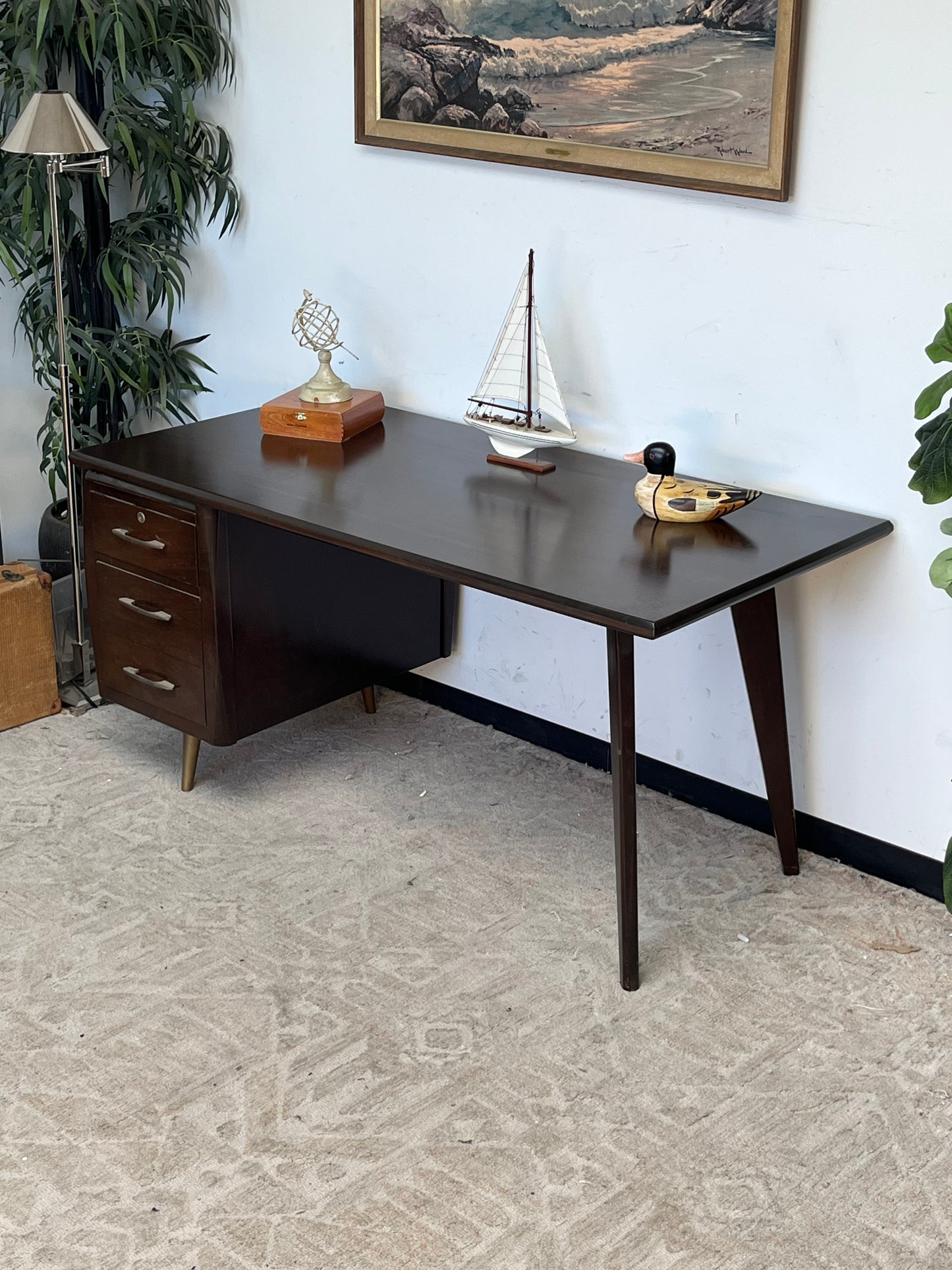 Mid Century Modern Executive Desk