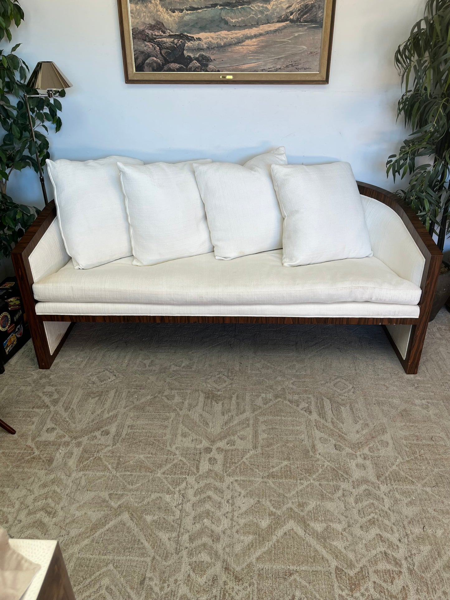 Kreiss Modern Round Back Sofa