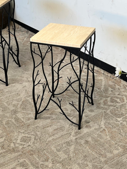 Pair of Branch Style End Tables
