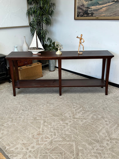 Traditional Style 72" Wooden Console