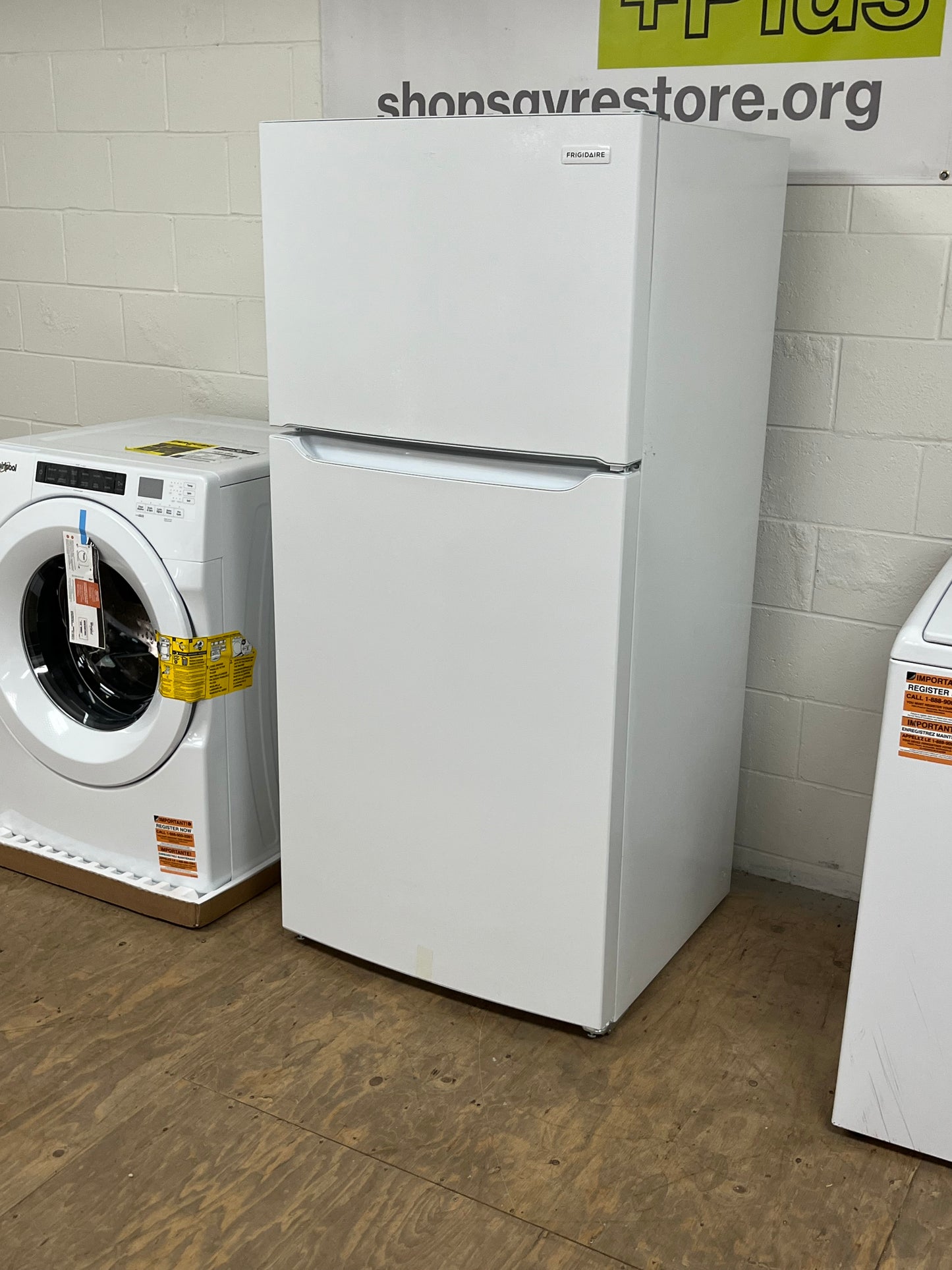 Frigidaire White 18.3 Cu. Ft. Top Freezer Refrigerator