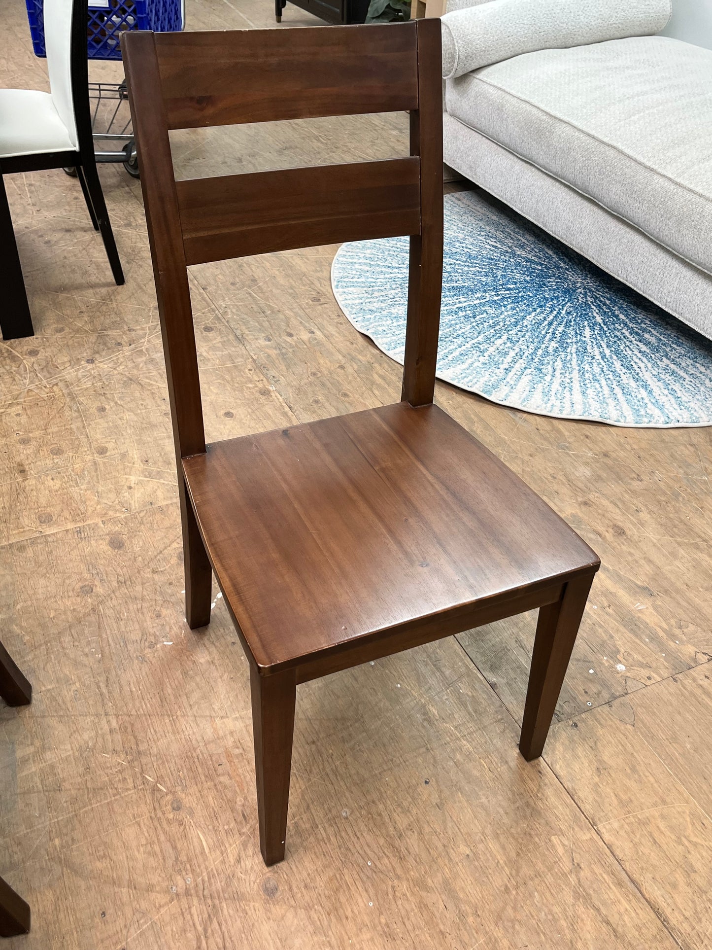 Rustic Style Wooden Dining Set With 6 Chairs