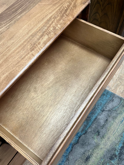 Mid-Century Style Light Brown Credenza