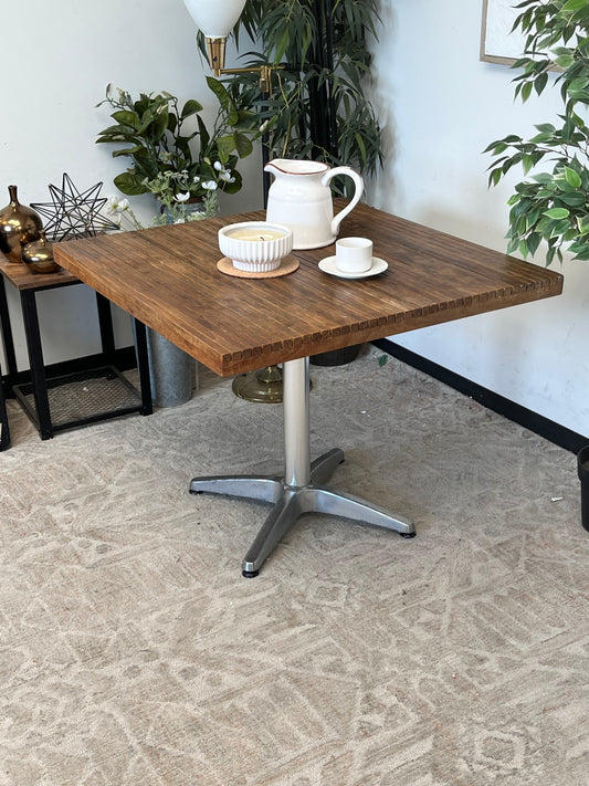 Modern Wooden Square Cafe Table