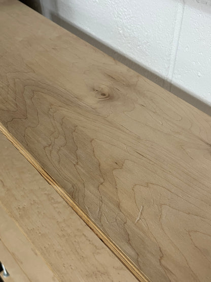 Custom Made 9-Shelf Wooden Bookshelf