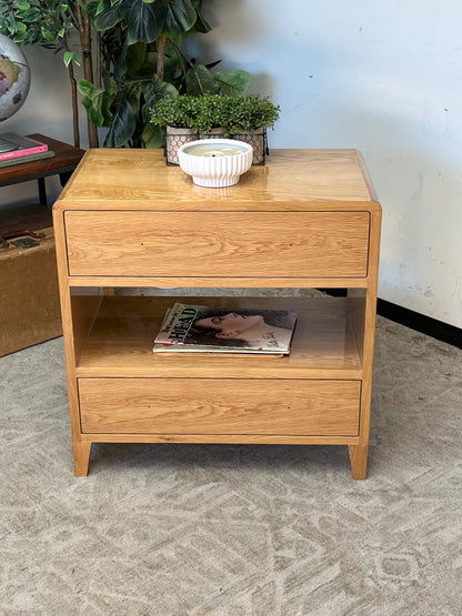 Pinewood End Table - Missing Pull Handles