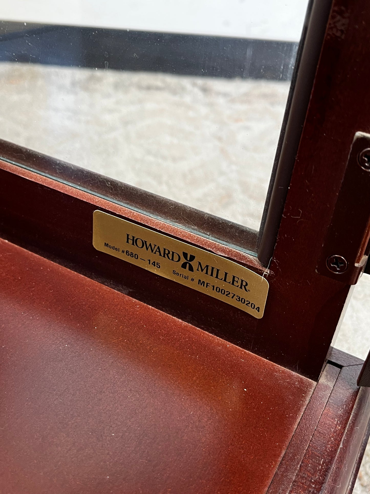 Howard Miller Tall Display Cabinet