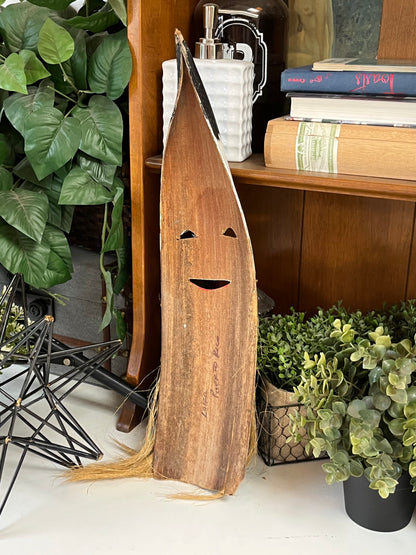 Puerto Rico Hand Carved Clown Mask