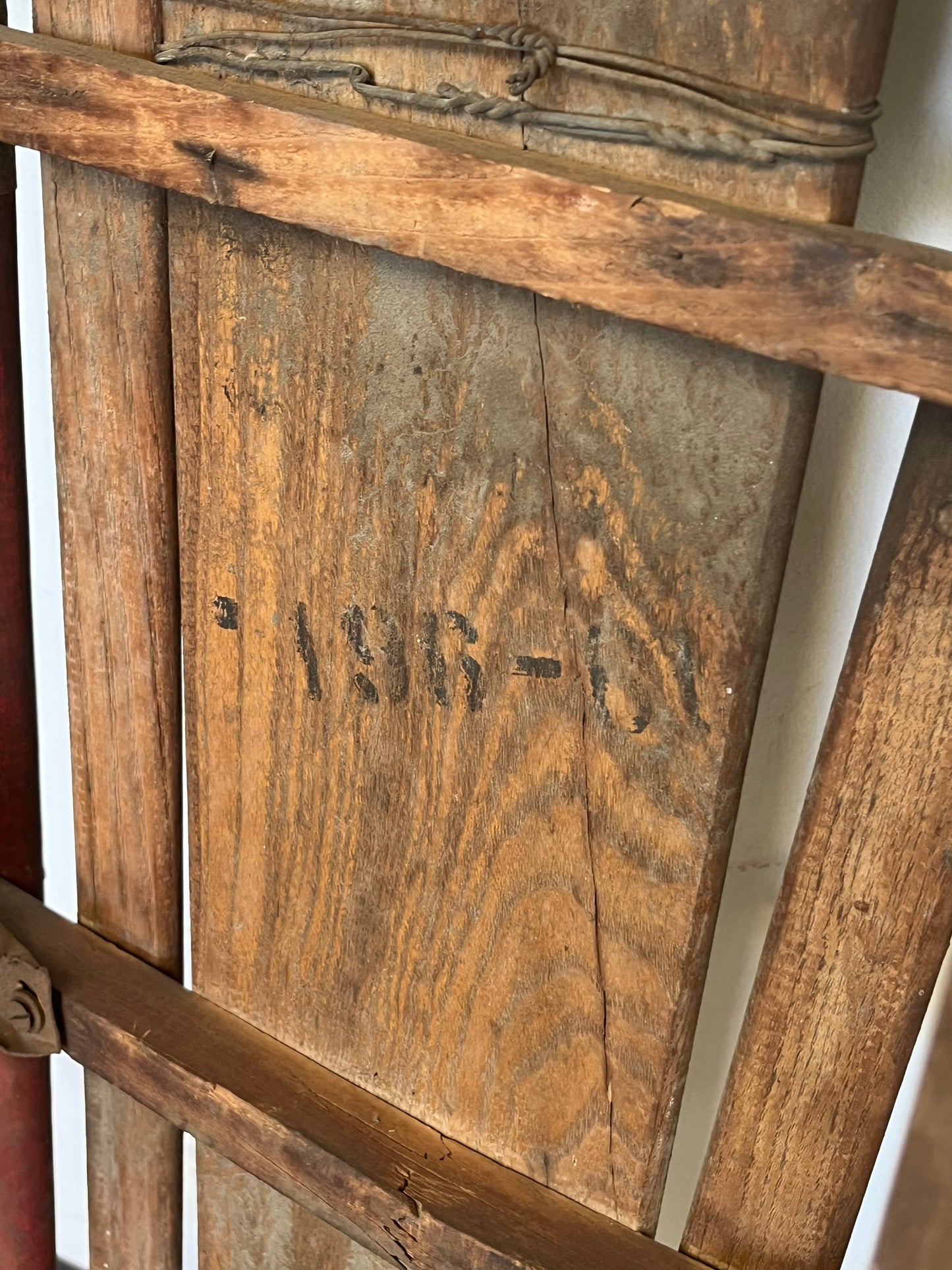 Vintage Wooden Snow Sled