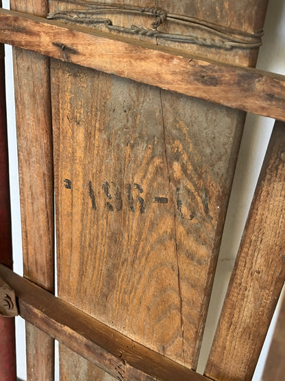 Vintage Wooden Snow Sled