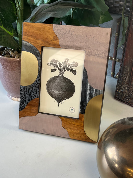 Eclectic Pattern 4" x 6" Picture Frame
