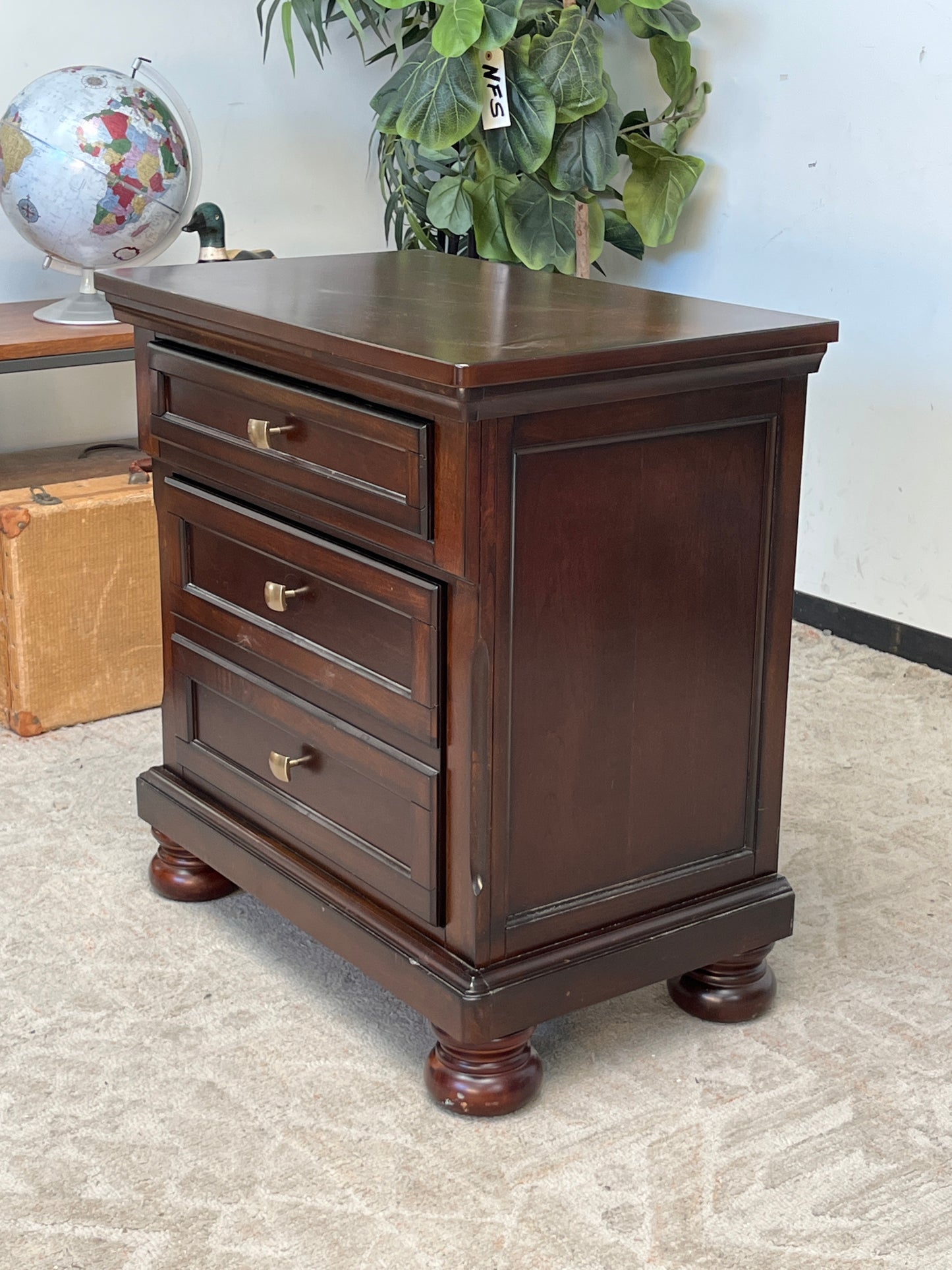 Ashley Furniture Wooden Nightstand