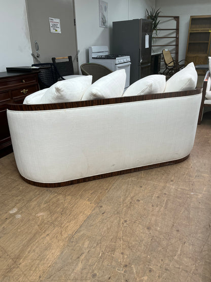 Kreiss Round Back Sofa - Several Stains