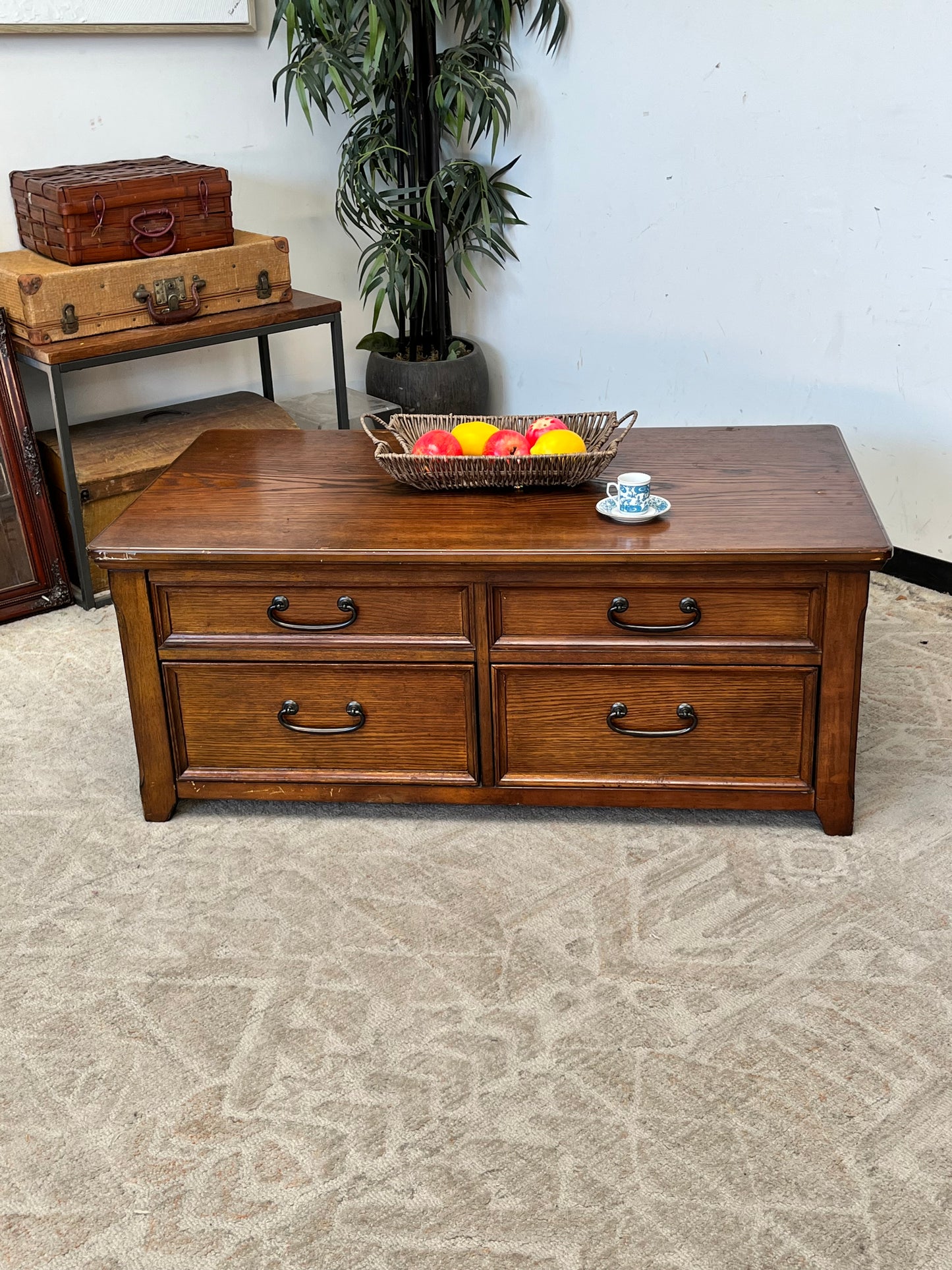 Rising Coffee Table w/ Storage