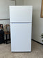Seasons 18 Cu. Ft. Top-Freezer White Refrigerator