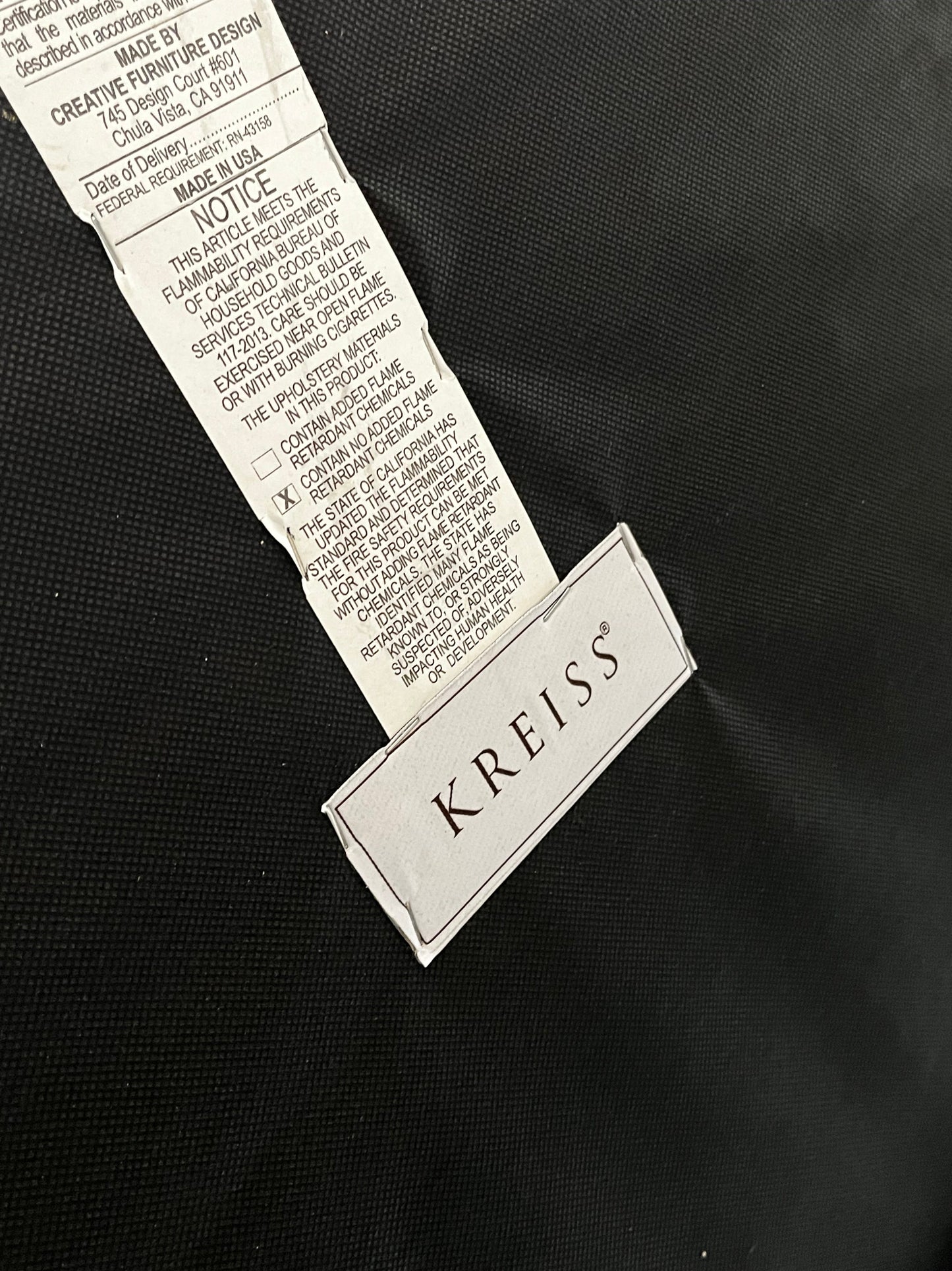 Kreiss Tufted Bench
