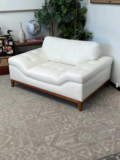 Modern Wide-Arm Accent Chair