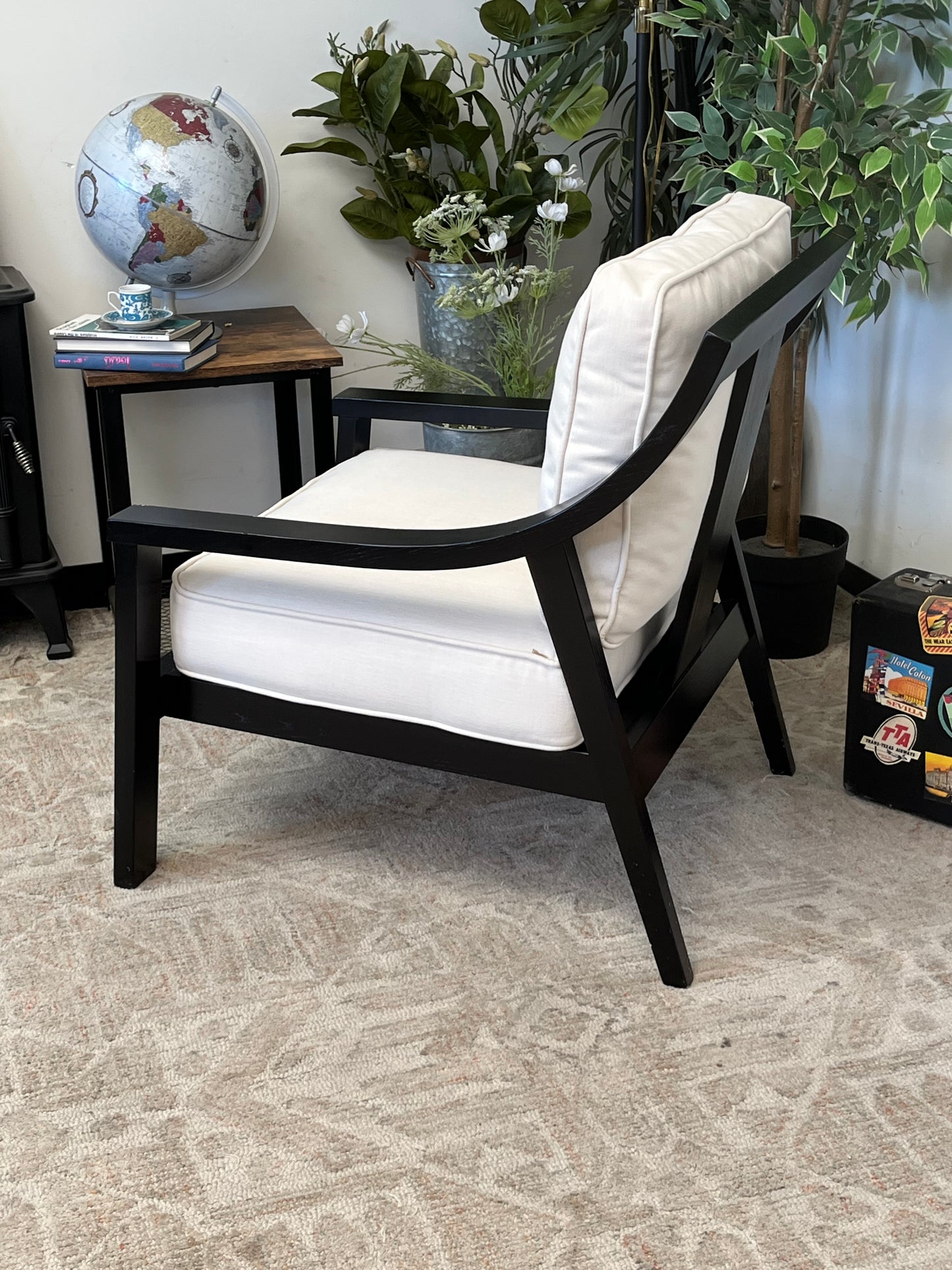 Mid-Century Style Wooden Arm Chair