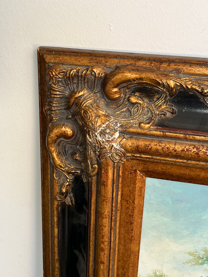 European Style Framed 47" x 59" Landscape