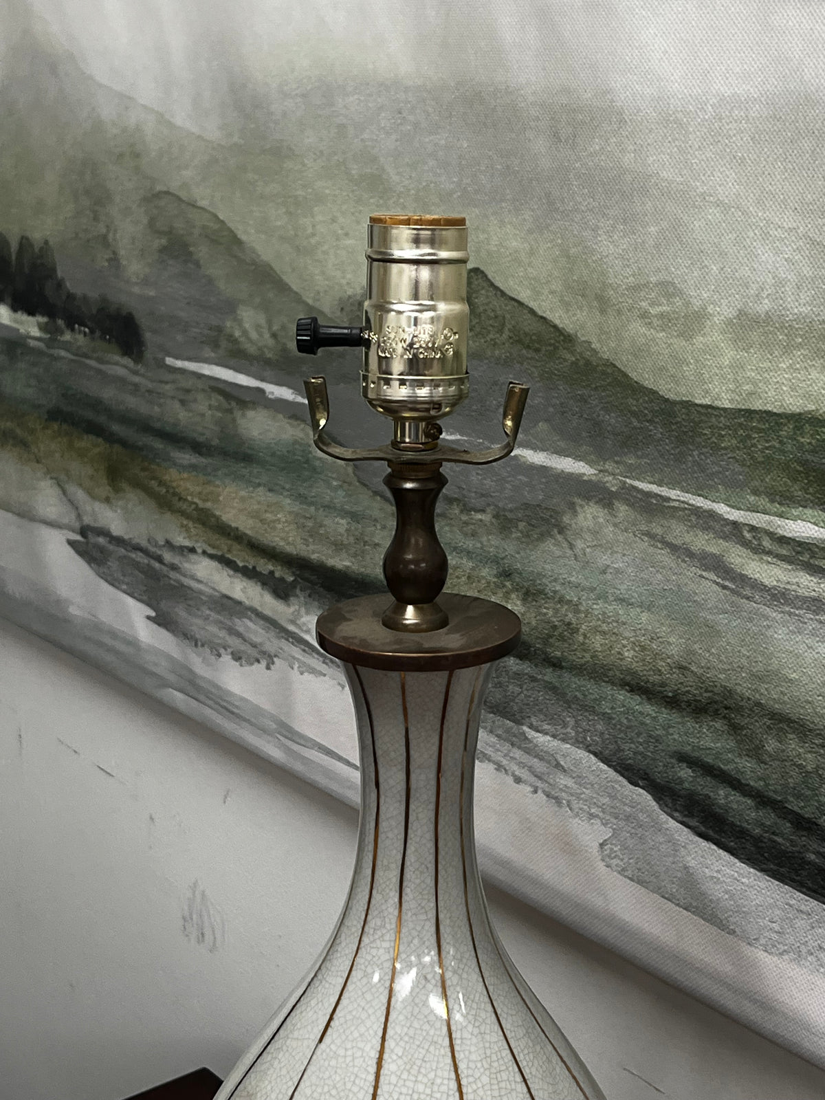 Teardrop Style Table Lamp