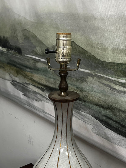 Teardrop Style Table Lamp