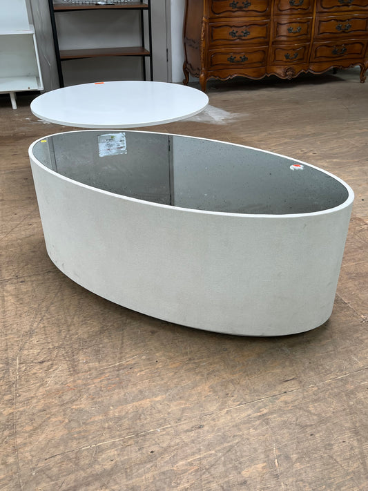 Modern Speckled Oblong Coffee Table