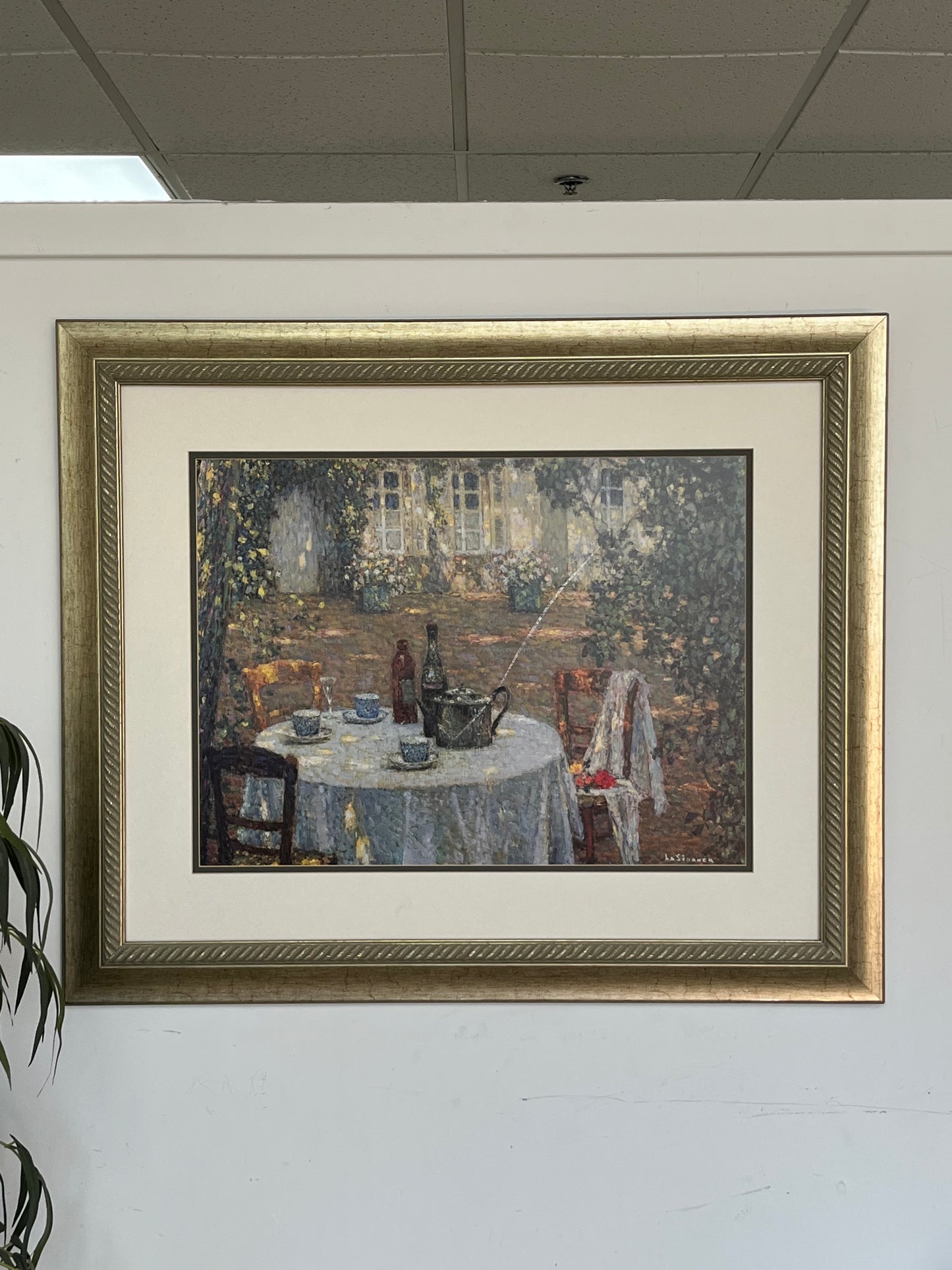 Framed Print by Henri Le Sidaner 29.25 x 35.25