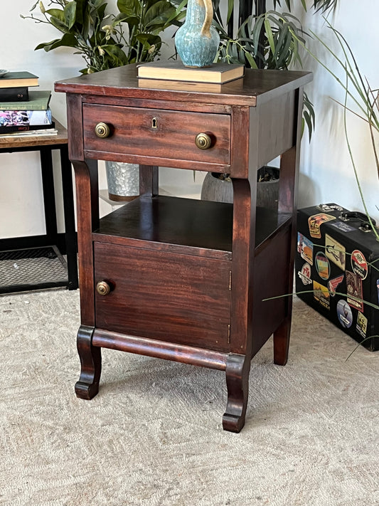 Antique Wooden Nightstand