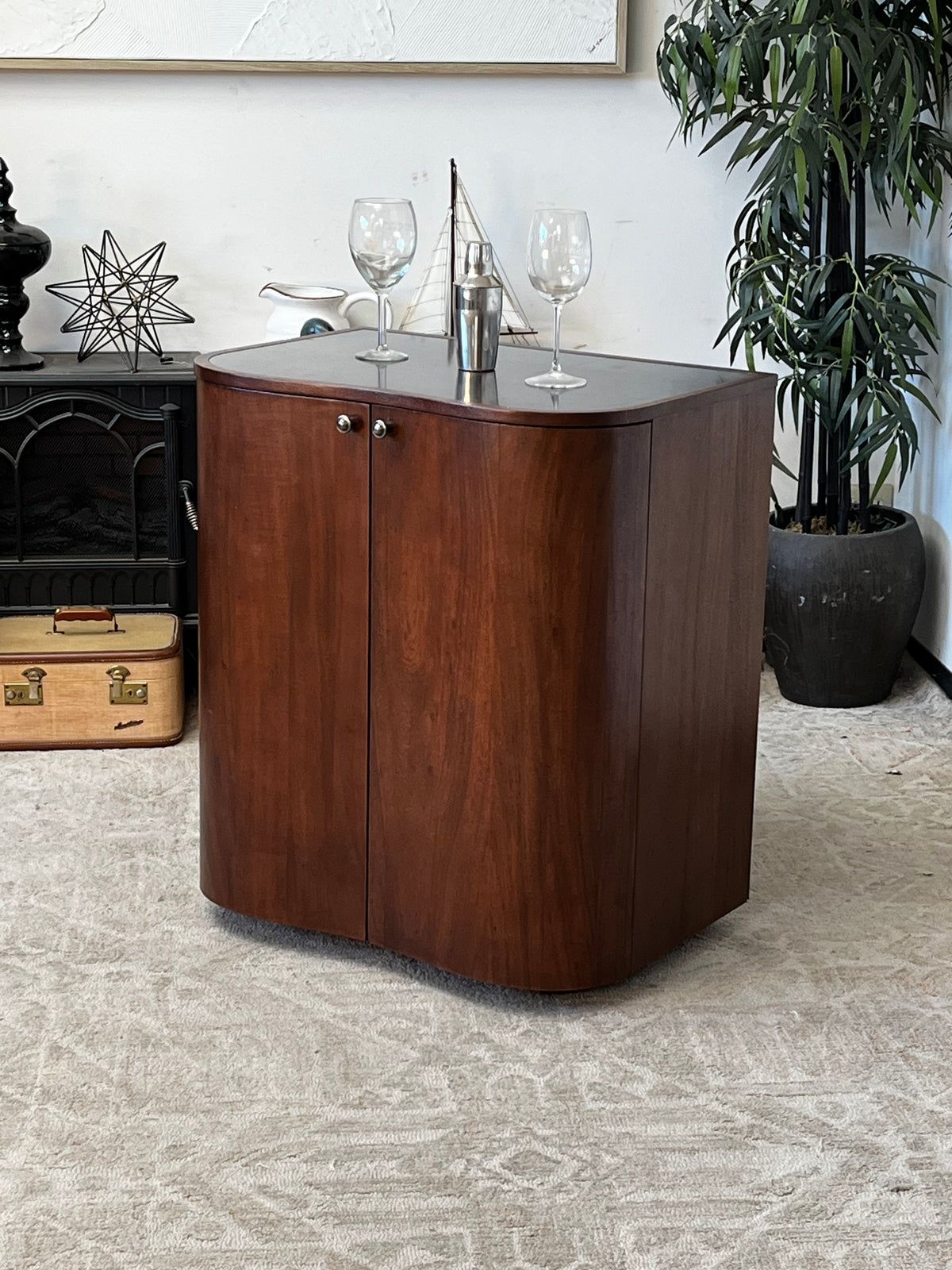 Modern Style Wooden Bar - Damaged