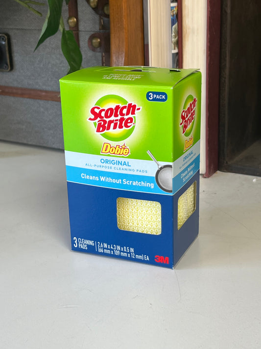 3 Pack Scotch-Brite Dobie Original Cleaning Pads